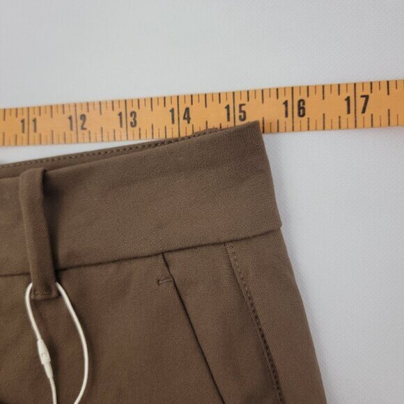 EVERLANE Womens Pants Sz 8 The Bi-Stretch Flare Pant Cocoa BROWN Career Hemmed - Picture 10 of 15